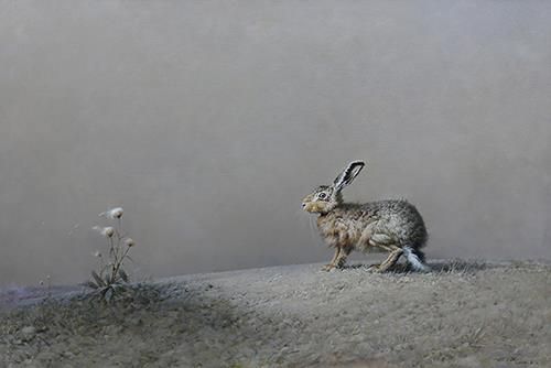 Liu Shijiang Peinture à l'huile - Quand le vent souffle